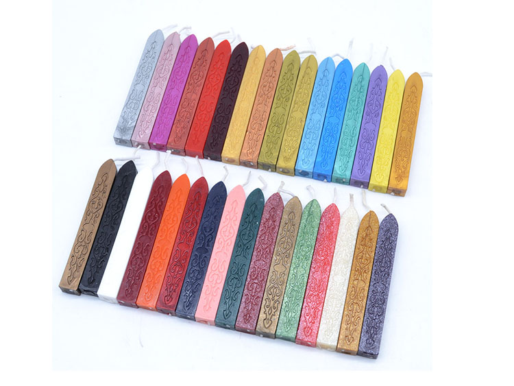 flexible sealing wax sticks with a wick